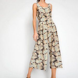 No.6 Dorsey Jumpsuit in Blue Fern - 100% Silk